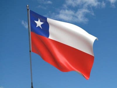 Chile Flag 5ft x 3ft