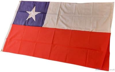 Chile Flag - 5ft x 3ft | Standard Polyester