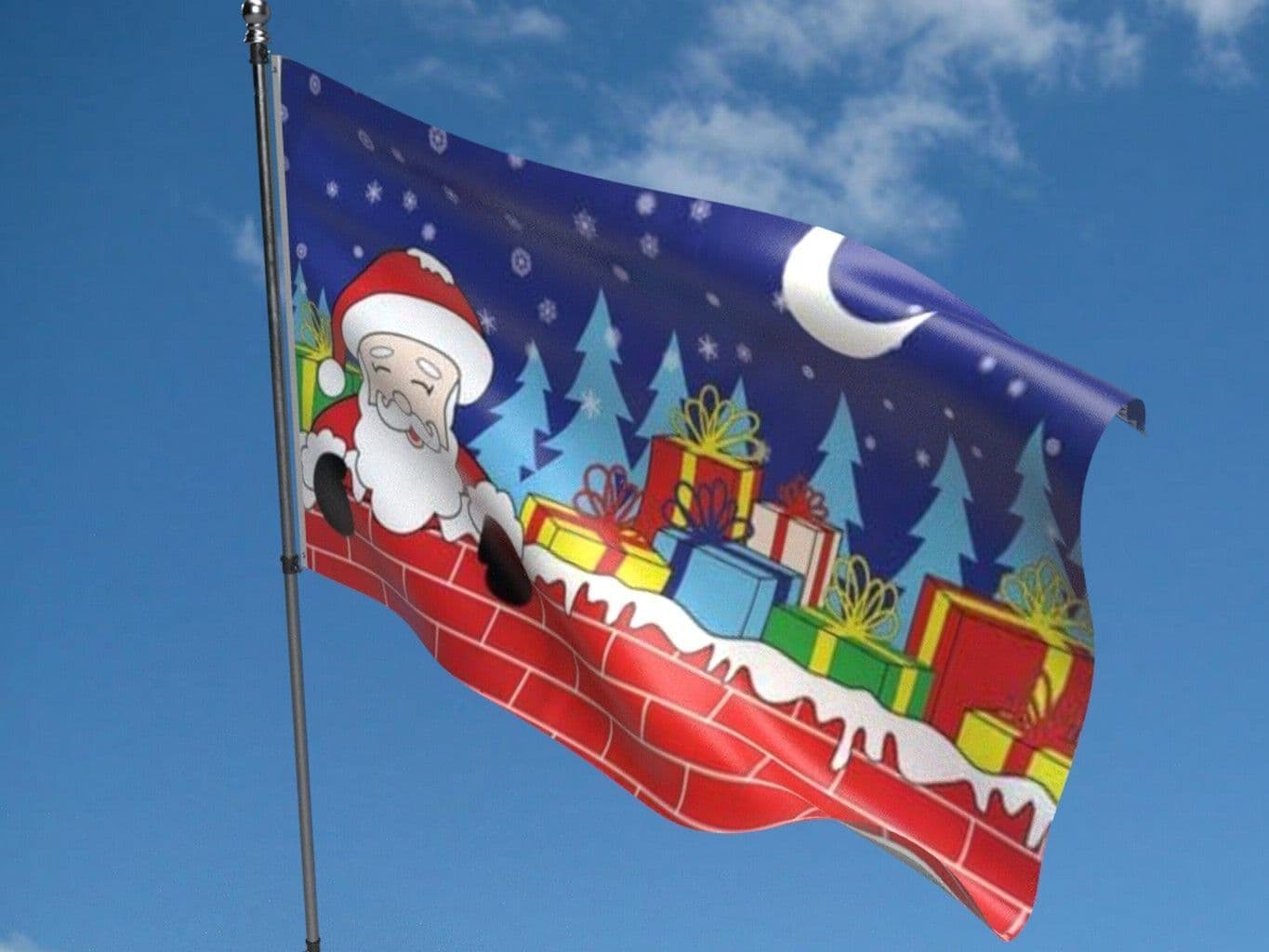 Christmas Eve Santa Flag | Buy Christmas Eve Santa Flag | NWFlags