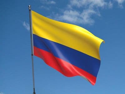 Colombia 5ft x 3ft Flag