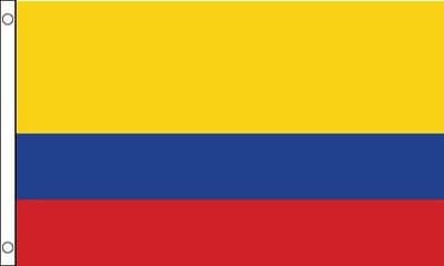 Colombia Flag GIANT 8ft x 5ft