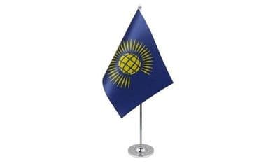 Commonwealth Satin Table Flag