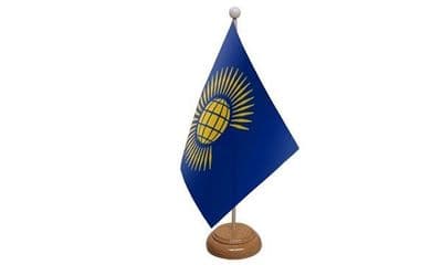 Commonwealth Wooden Table Flag