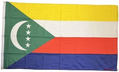 Comoros Flag - 5ft x 3ft | Standard Polyester