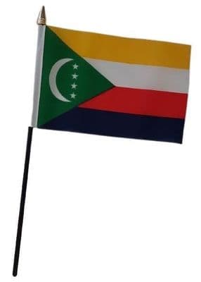 Comoros Table Flag - NO BASE