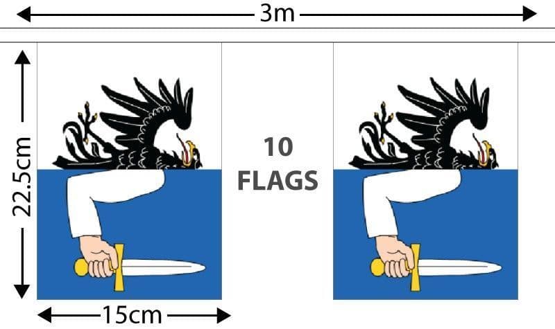 Connaught Small Bunting | Buy Connaught Small Bunting | NWFlags