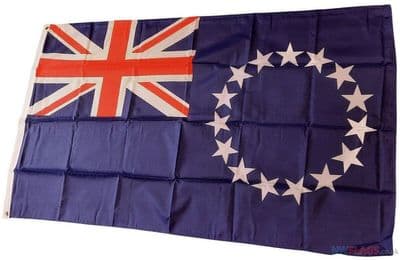 Cook Islands Flag - 5ft x 3ft | Standard Polyester