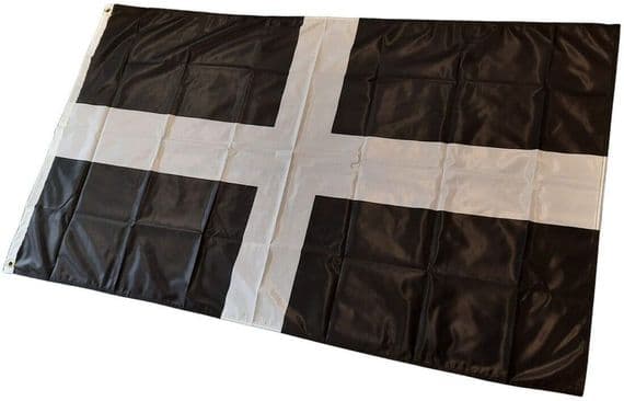 Cornwall Flag 5ft x 3ft Knitted Heavy Polyester | NWFlags
