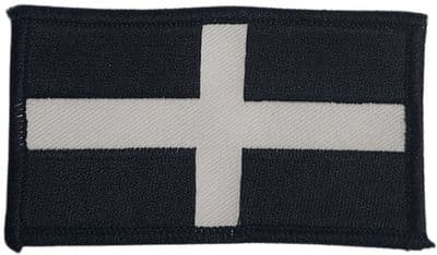 Cornwall rectangle Embroidered Sew on patch