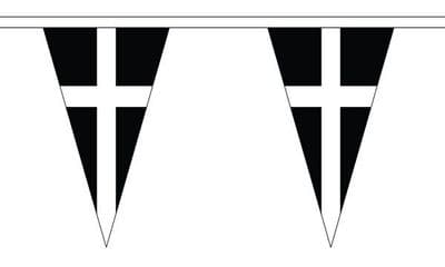 Cornwall Triangle Bunting (5m) - 12 Flags