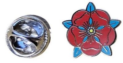 Crest Red Rose Small Pin Badge