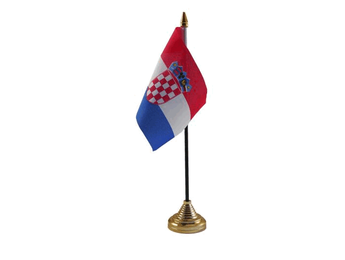 Croatia Table Flag