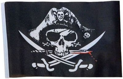 Crossed Sabres MINI Flag - 9