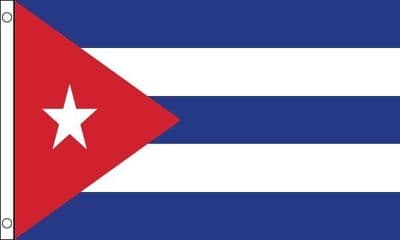 Cuba Flag - 8ft x 5ft | Standard Polyester