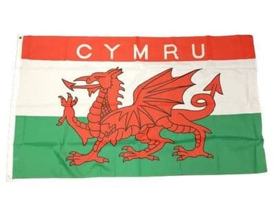 Cymru Flag - 5ft x 3ft | Standard Polyester