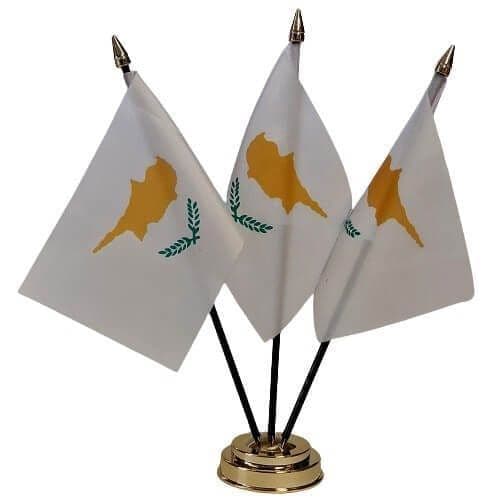Cyprus Triple Table Flag | Buy Cyprus Triple Table Flag | North West Flags