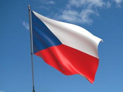 Czech Republic 5ft x 3ft Flag