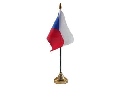 Czech Republic Table Flag