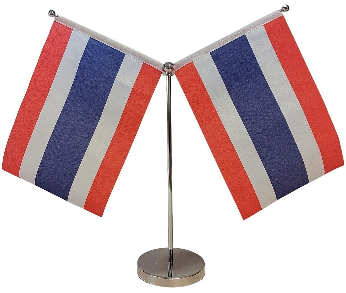 Thailand Double Chrome Table Flag | Free UK Delivery | NWFlags