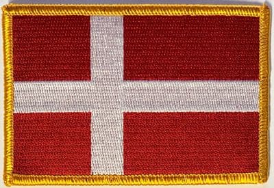 Denmark Embroidered Sew on patch
