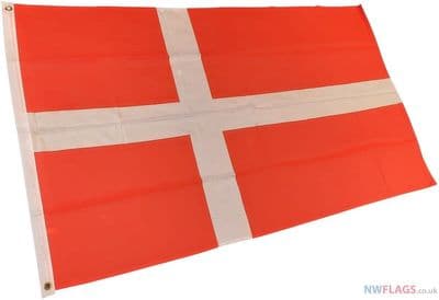 Denmark Flag - 5ft x 3ft | Standard Polyester