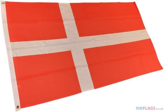 Denmark Flag 5ft x 3ft | Buy Denmark Value Flag | North West Flags