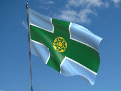 Derbyshire Flag 5ft x 3ft