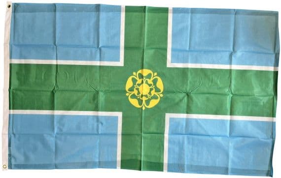 Derbyshire Flag Heavy Duty 5ft x 3ft - NWFlags