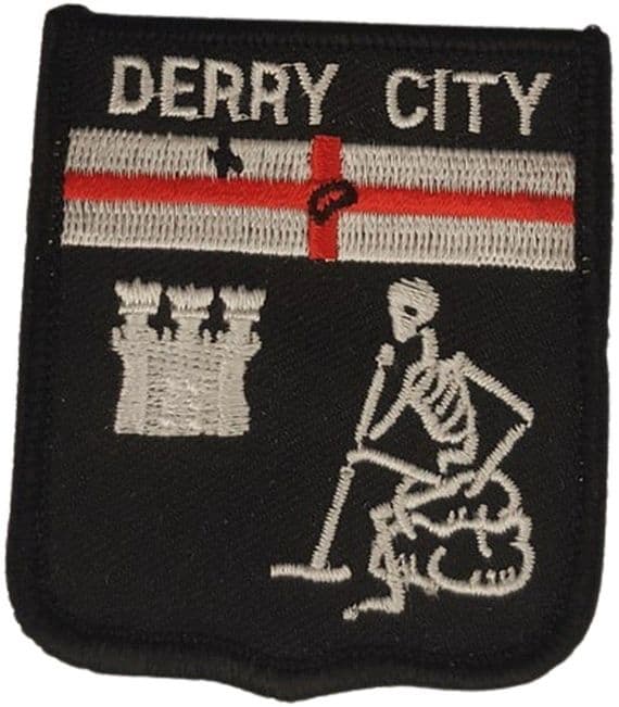 Derry City Shield patch | Buy Derry City Shield patch | NWFlags