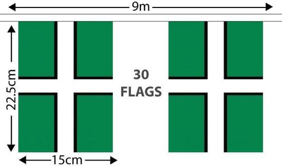 Devon 9m Bunting | Buy Devon Bunting | North West Flags