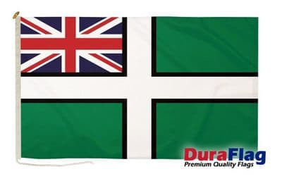 Devon Ensign Flag - 3ft x 2ft | Premium Quality DuraFlag Rope & Toggle
