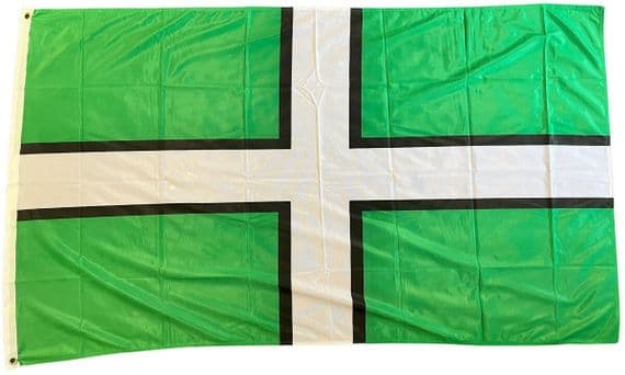 Devon Flag 5ft x 3ft Knitted Heavy Polyester | NWFlags