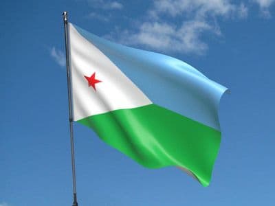 Djibouti Flag 5ft x 3ft