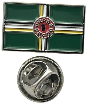 Dominica Flag Pin Badge