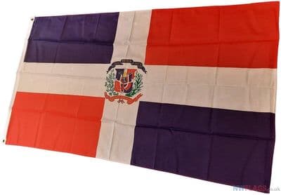Dominican Republic Flag - 5ft x 3ft | Standard Polyester