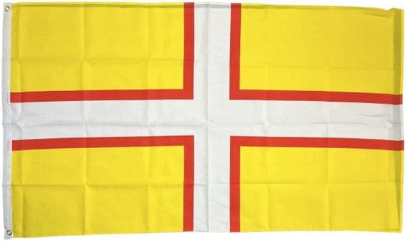 Dorset 5ft x 3ft 150Denier Heavy Polyester Flag | Buy Dorset 5ft x 3ft 150Denier Heavy Polyester Flag | North West Flags