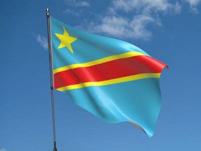 DR Congo Kinshasa/Zaire Flag 5ft x 3ft