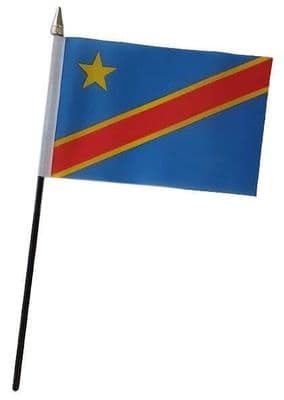 DR Congo Kinshasa/Zaire Table Flag - NO BASE