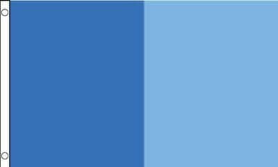 Dublin 5ft x 3ft Flag - Dark Blue and Sky Blue