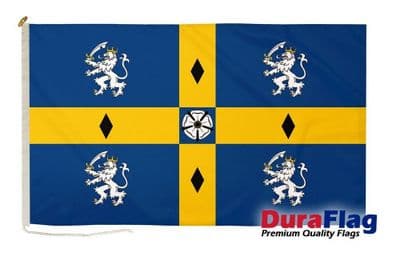 Durham County Old Premium Quality DuraFlag Rope & Toggle - 5ft x 3ft