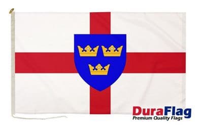 East Anglia Premium Quality DuraFlag Rope & Toggle - 5ft x 3ft