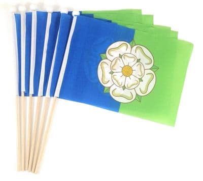 East Riding of Yorkshire Hand Flag - 6 Pack