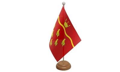 East Sussex Table Flag - Wood