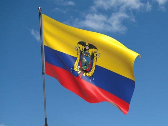 Ecuador Flag 5ft x 3ft | Buy Ecuador Value Flag | North West Flags