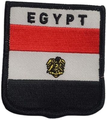 Egypt Shield Embroidered Sew on patch