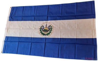 El Salvador Flag - 5ft x 3ft | Standard Polyester