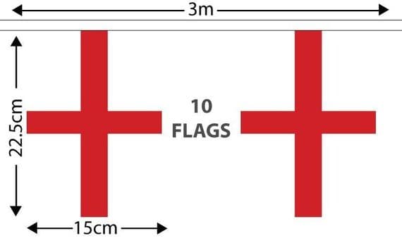 England Bunting Small | Buy England Small Bunting | NWFlags