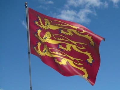 England Historic Flag Richard The Lion Heart Flag - 5ft x 3ft