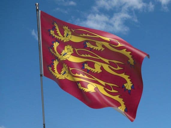 England Historic Flag Richard The Lion Heart Flag | NWFlags