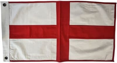 England Large Vintage Look Flag - 30